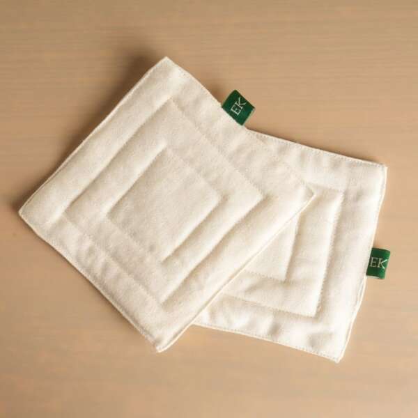 Upcycled Hemp Fabric Coasters (Set of 2) - Image 4
