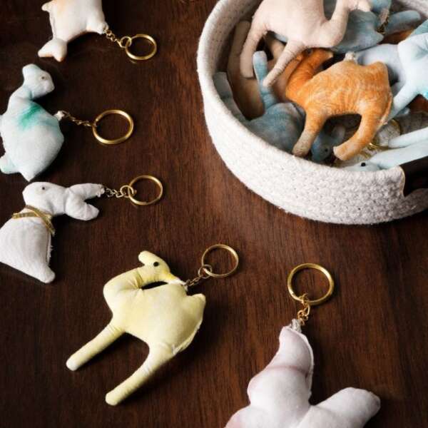 Upcycled Fabric Keychain | Eco-Friendly - Image 3
