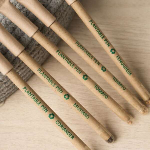 Kraft Paper Plantable Pen | With Seeds - Image 2