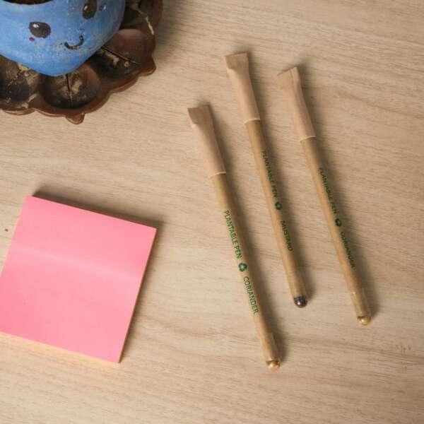 Kraft Paper Plantable Pen | With Seeds - Image 3
