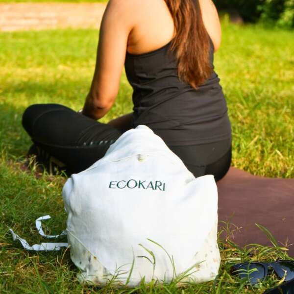 Linen Yoga Mat Bag - Image 2