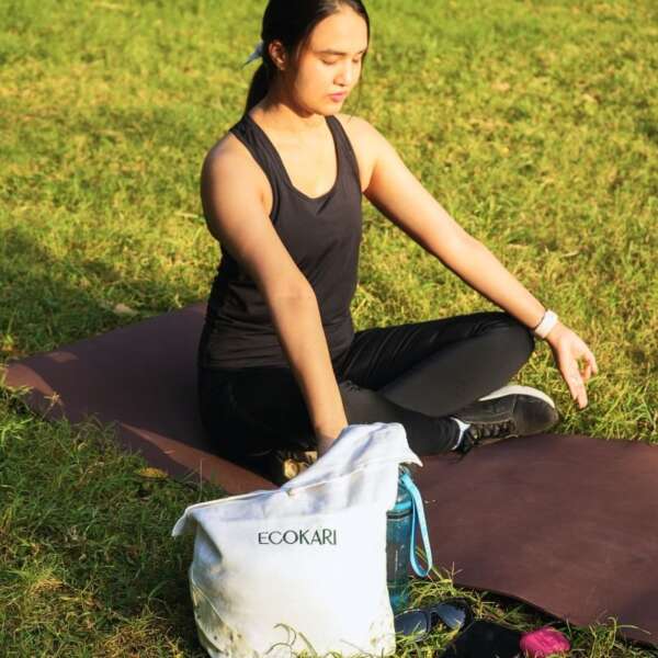 Linen Yoga Mat Bag
