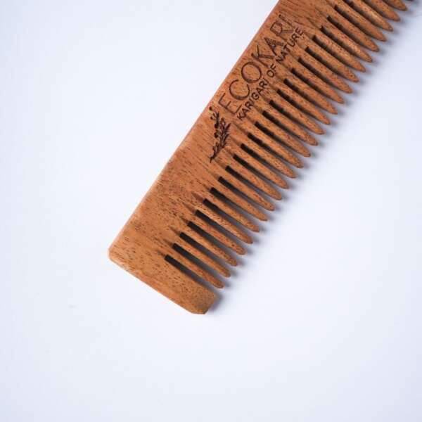 Men's Neem Wooden Pocket Comb - Image 2