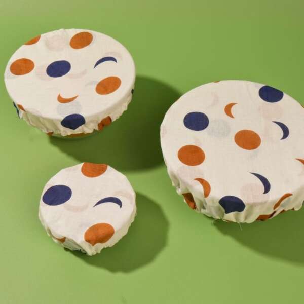 Sun-Moon Bowl Covers Set (Set of 3) - Image 3